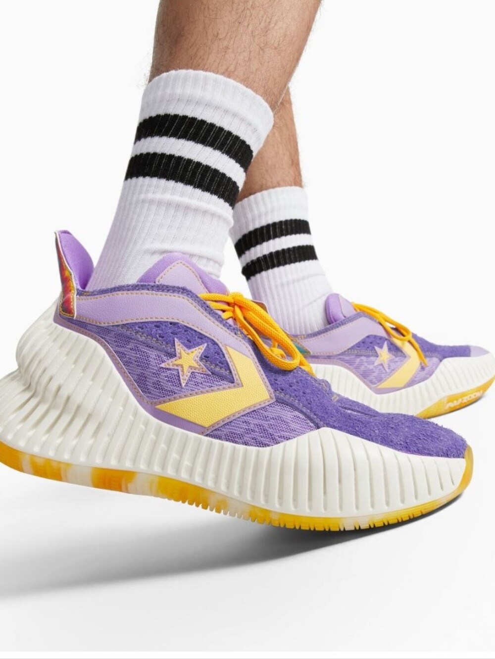 Converse All Star CP Bb Prototype Granddaddy Jelly Purple & Gold Sneakers Mens 7
